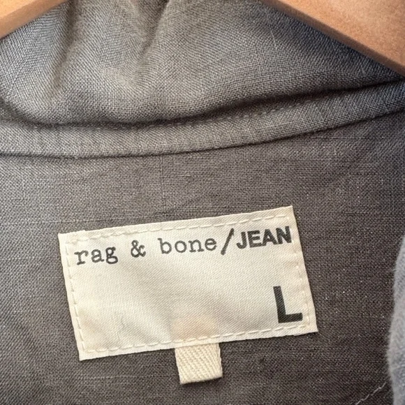 rag & bone Slate Gray Military Jacket - Picture 2 of 6